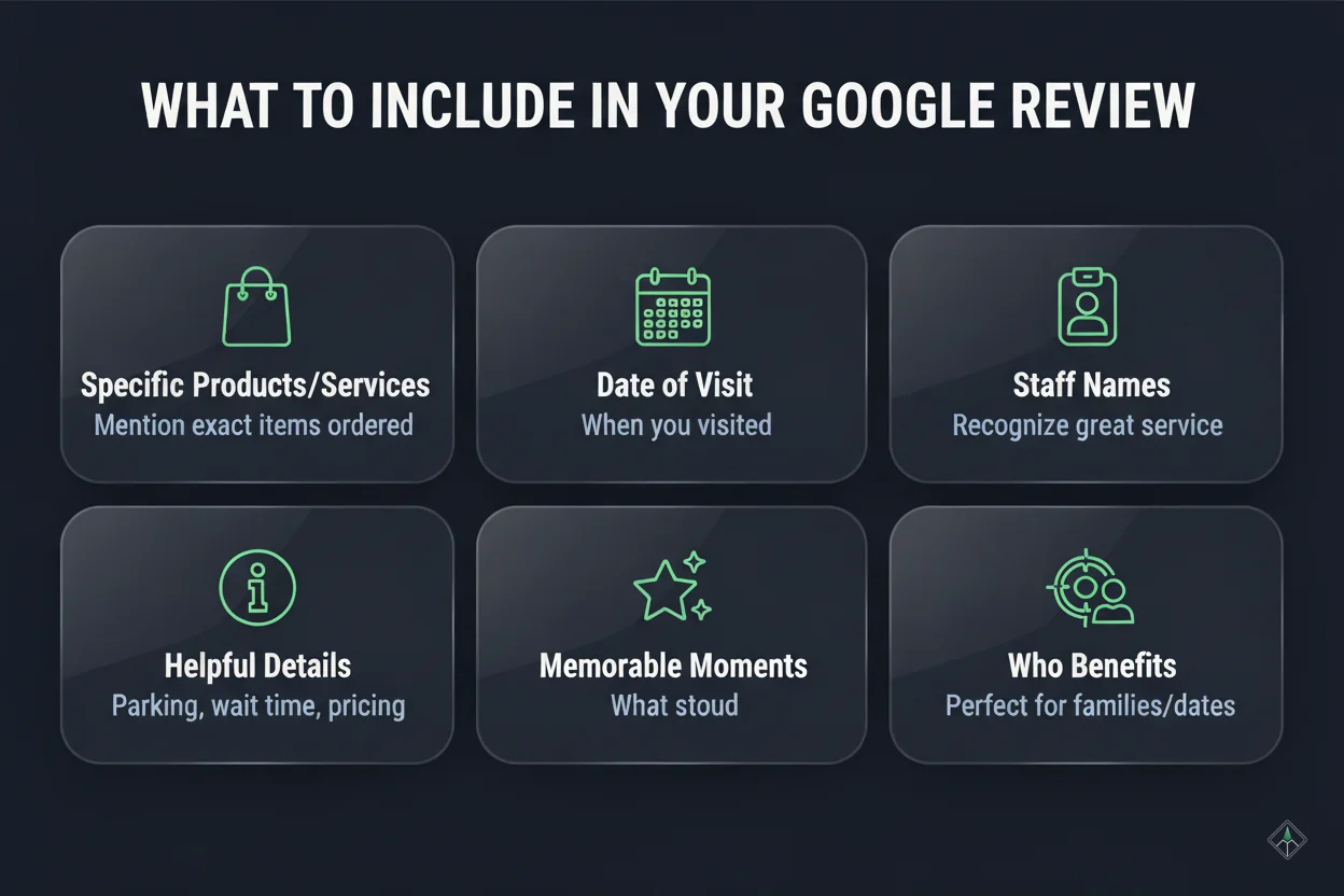 6 Essential Components for Writing Helpful Google Reviews